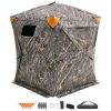 n mHunting Blind, 270° Ground Blind, 1-2 Person Pop Up Deer Blind for Hunting with Carrying Bag, Portable Resilient Hunting Tent