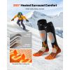 Heated Socks, 5000mAh Battery Powered, Rechargeable Heating Socks with 4 Heating Levels, Electric Heated Sock with APP Control for Men Women